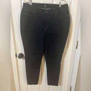 NWT J. Crew Women’s Sz35 Curvy High Rise Skinny Dark Wash Denim Blue Jeans